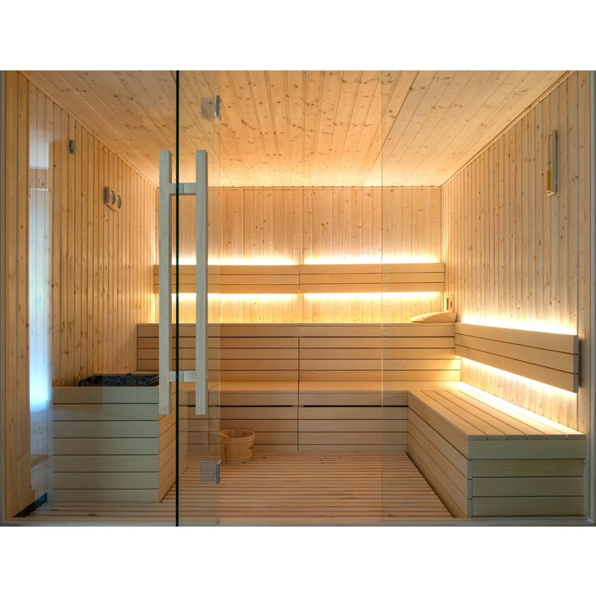 LEDlife Neon Sauna LED strip, 14W pr. meter, IP68, 24V, dæmpbar, 2800K