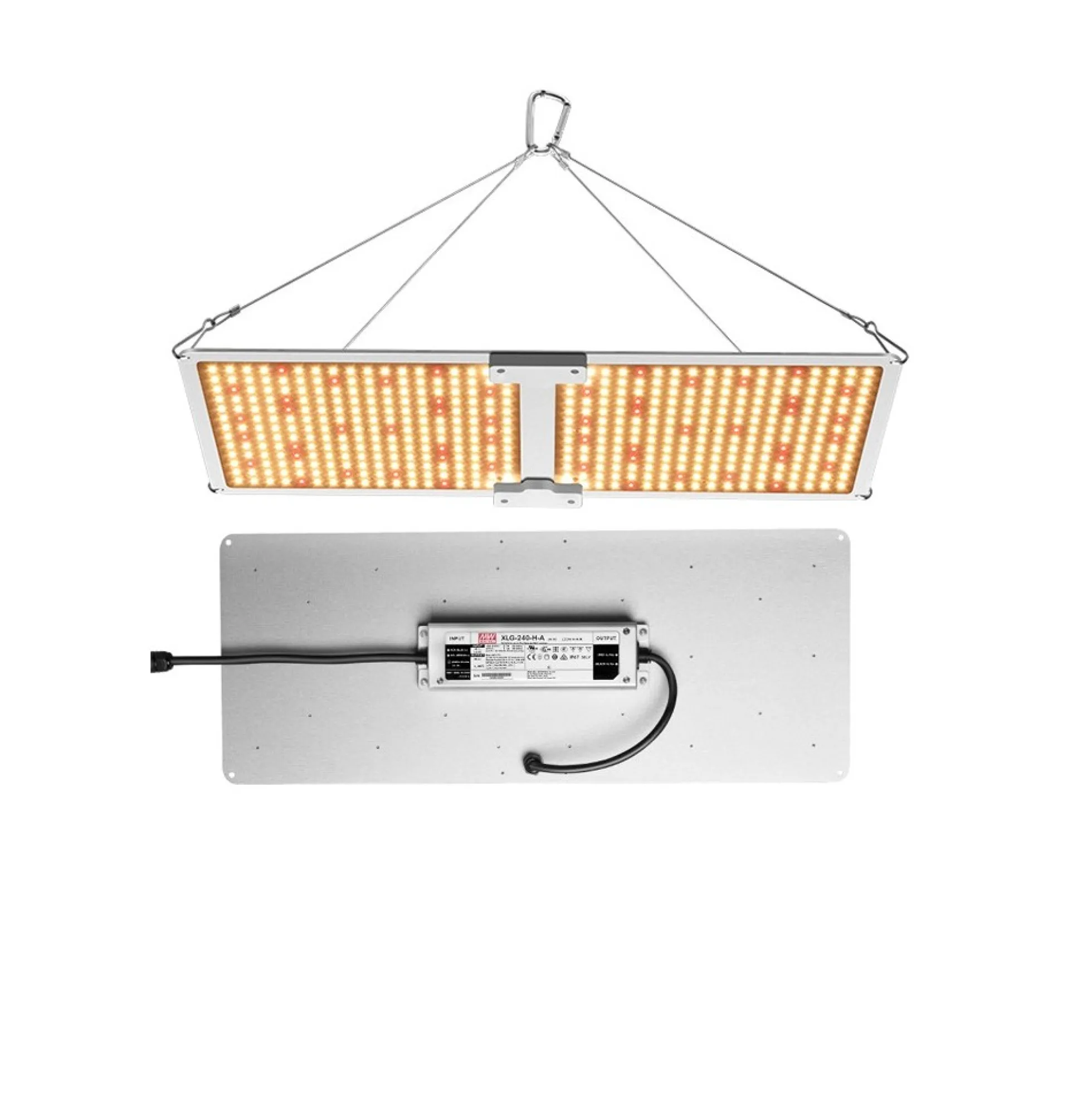 LEDlife Quantum board vækstlampe, fuldt spektrum, indbygget dæmper, inkl. ophæng, IP65