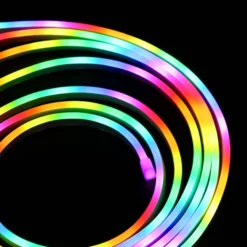 LEDlife RGBIC Neon Flex komplet sæt, Bluetooth app og fjernbetjening, inkl. montage og USB, 3W, 5V - 250 cm