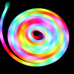LEDlife RGBIC Neon Flex komplet sæt, Bluetooth app og fjernbetjening, inkl. montage og USB, 3W, 5V - 250 cm