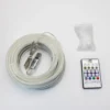 LEDlife RGBIC Neon Flex komplet sæt, 8x16 neonflex, Bluetooth app, fjernbetjening, USB, 3W, 5V input - 5m