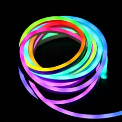 LEDlife RGBIC Neon Flex komplet sæt, 8x16 neonflex, Bluetooth app, fjernbetjening, USB, 3W, 5V input - 5m
