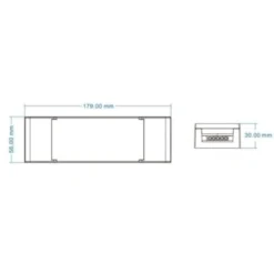LEDlife rWave dæmper og driver i ét - 24V DC, RF fjernbetjent, push-dæmp, 230V Indgang