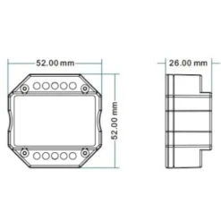 LEDlife rWave indbygningsdæmper - Tuya Smart/Smart Life, RF, push-dim, 200W LED dæmper, til indbygning, 230V