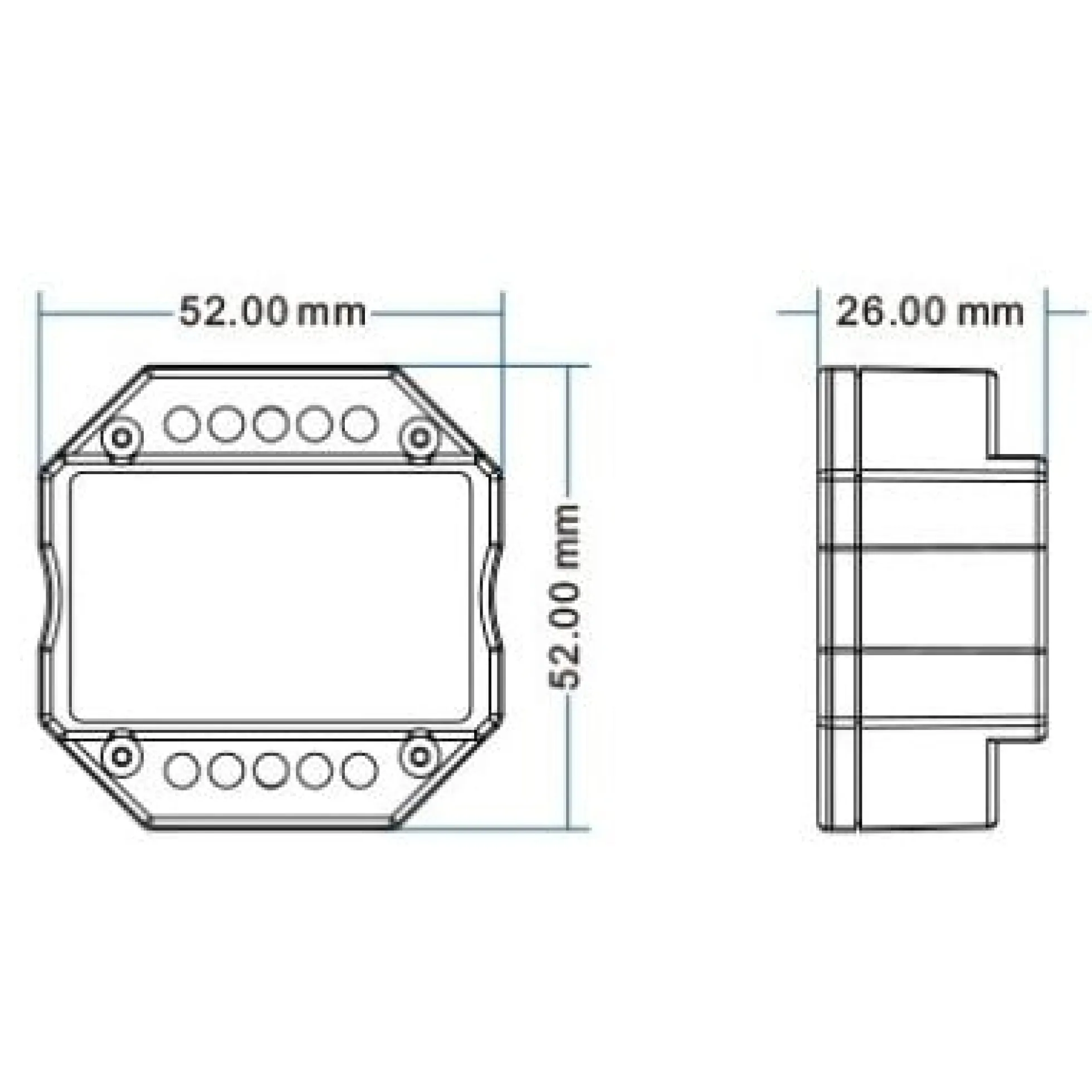 LEDlife rWave indbygningsdæmper - Tuya Smart/Smart Life, RF, push-dim, 200W LED dæmper, til indbygning, 230V