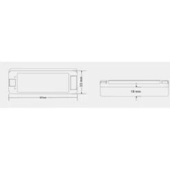 LEDlife rWave RGB-controller - 12V (144W), 24V (288W) Indgang: 12V-24V