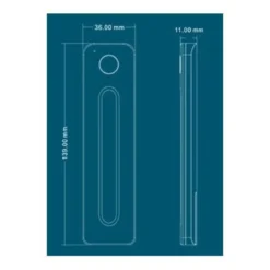 LEDlife rWave slank touch-dæmper fjernbetjening - 1 zone, batteridrevet, inkl. holder