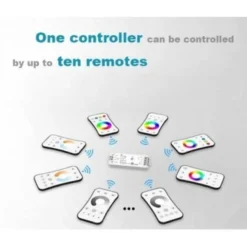 LEDlife rWave touch CCT fjernbetjening - 4 zone batteri inkl. holder
