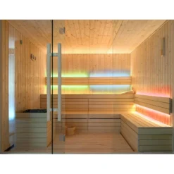 LEDlife Sauna LED strip, 14W pr. meter, IP68, 24V, dæmpbar, RGB + varm hvid