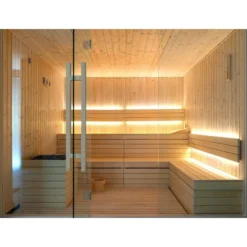LEDlife Sauna LED strip, 14W pr. meter, IP68, 24V, dæmpbar, RGB + varm hvid