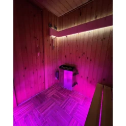 LEDlife Sauna LED strip, 14W pr. meter, IP68, 24V, dæmpbar, RGB + varm hvid
