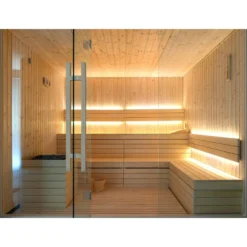 LEDlife Sauna LED strip, 8W pr. meter, IP68, 24V, dæmpbar, 3000K
