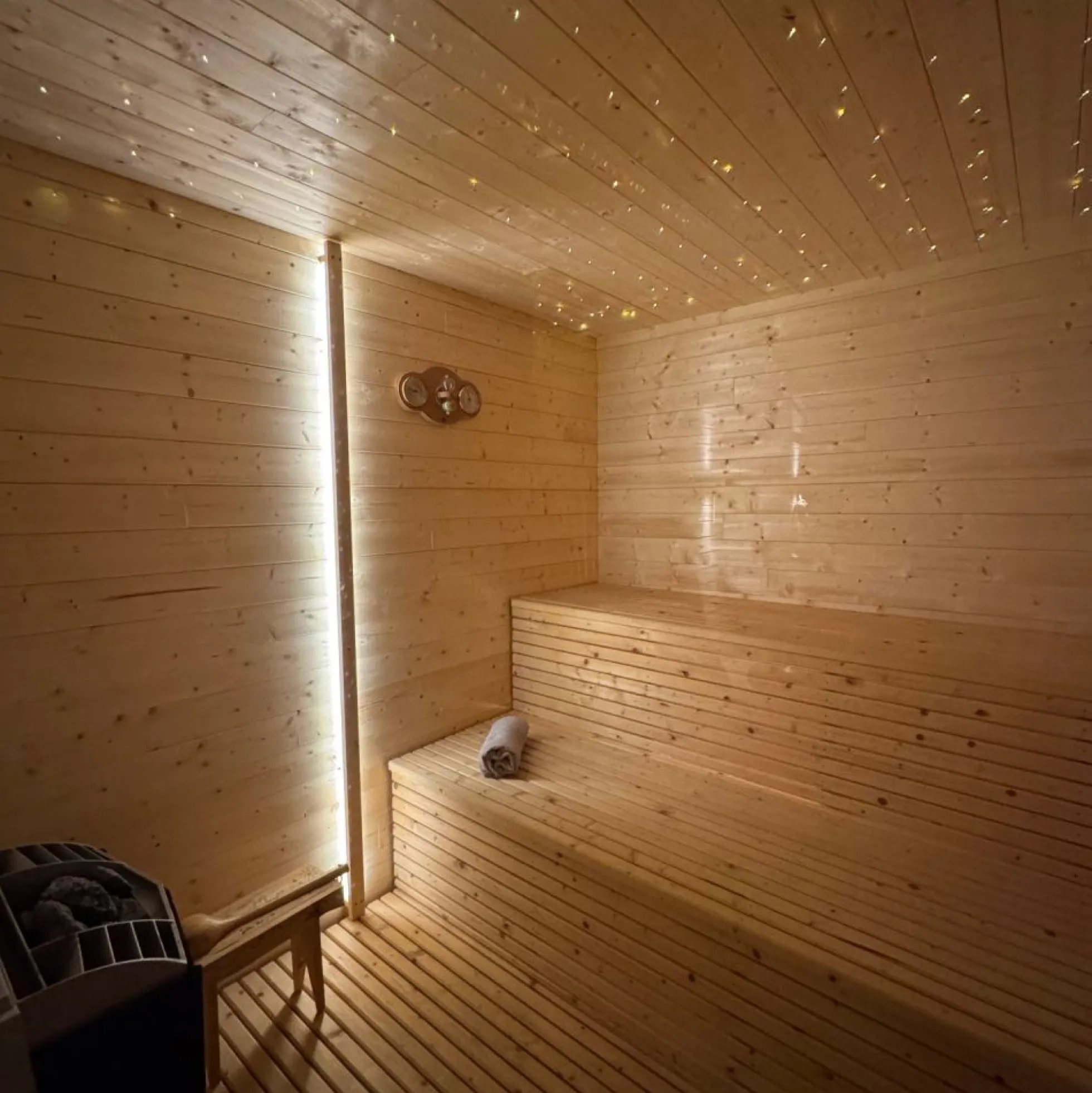 LEDlife Sauna LED strip, 8W pr. meter, IP68, 24V, dæmpbar, 3000K