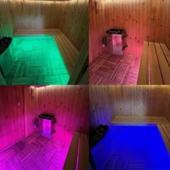 LEDlife sauna LED strip, 8W pr. meter, IP68, 24V, dæmpbar, RGB, 1 meter