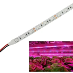 LEDlife vækst LED strip, 9,6W/m, 5 meter, 60 LED pr. meter, IP65