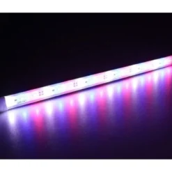 LEDlife vækstlys LED strip med aluprofil, 24V, 3:1 rød/blå IP65, med stik