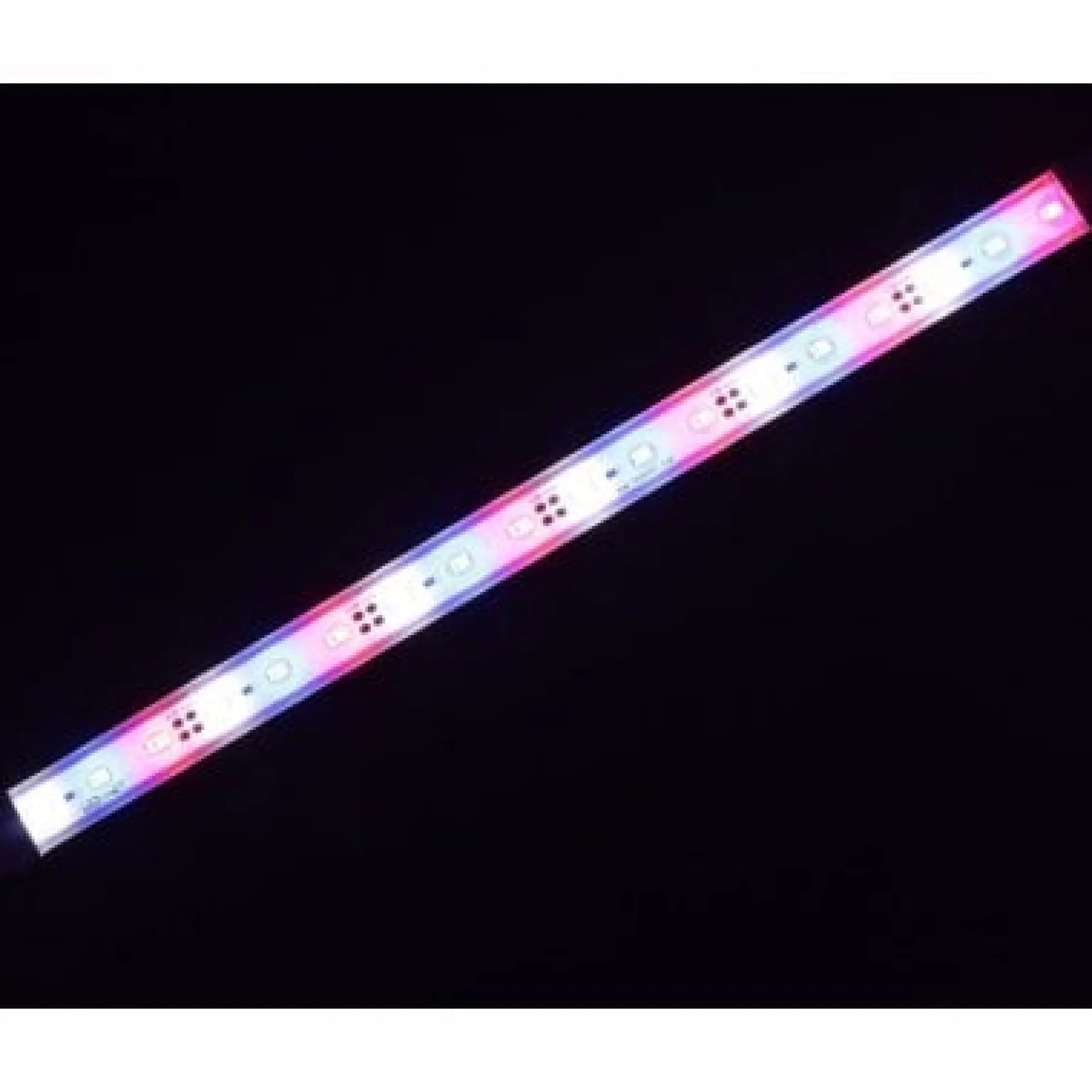 LEDlife vækstlys LED strip med aluprofil, 24V, 3:1 rød/blå IP65, med stik
