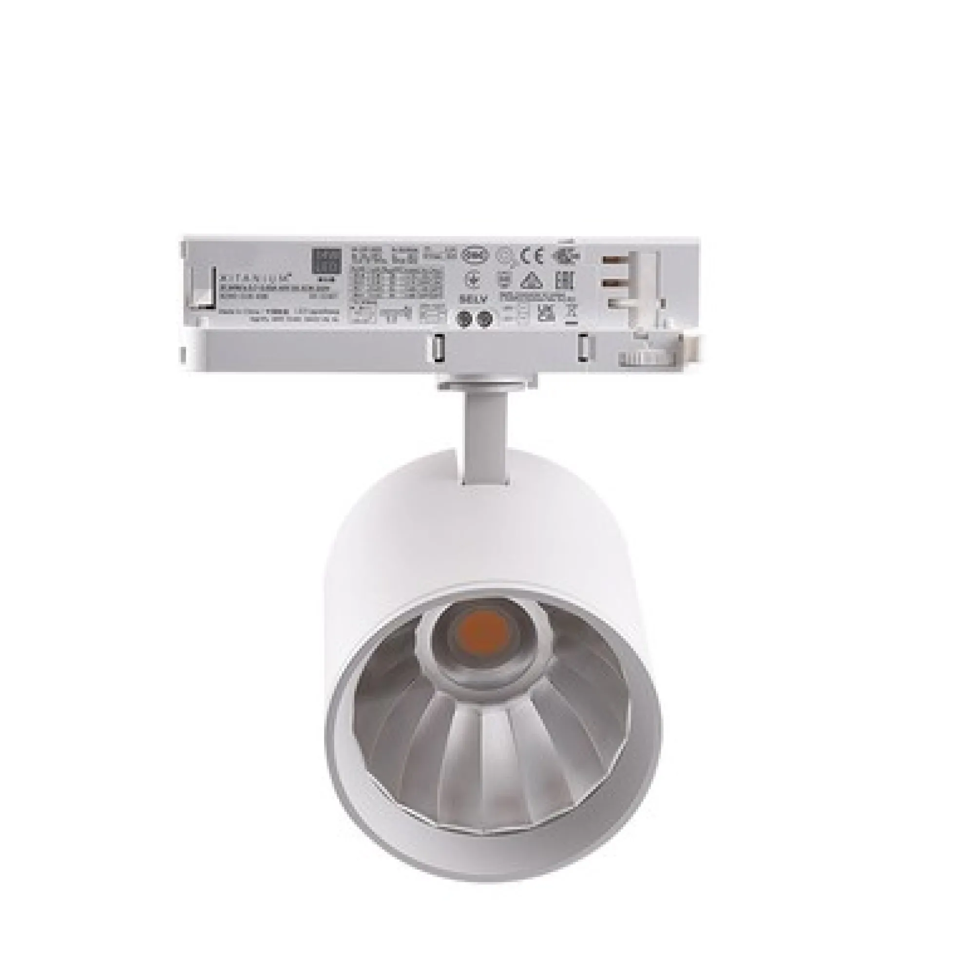 LEDlife 30W hvid skinnespot - 175 lm/W, RA 90, 38 grader, 3-faset - Effektiv og lysstærk skinnespot med høj farvegengivelse