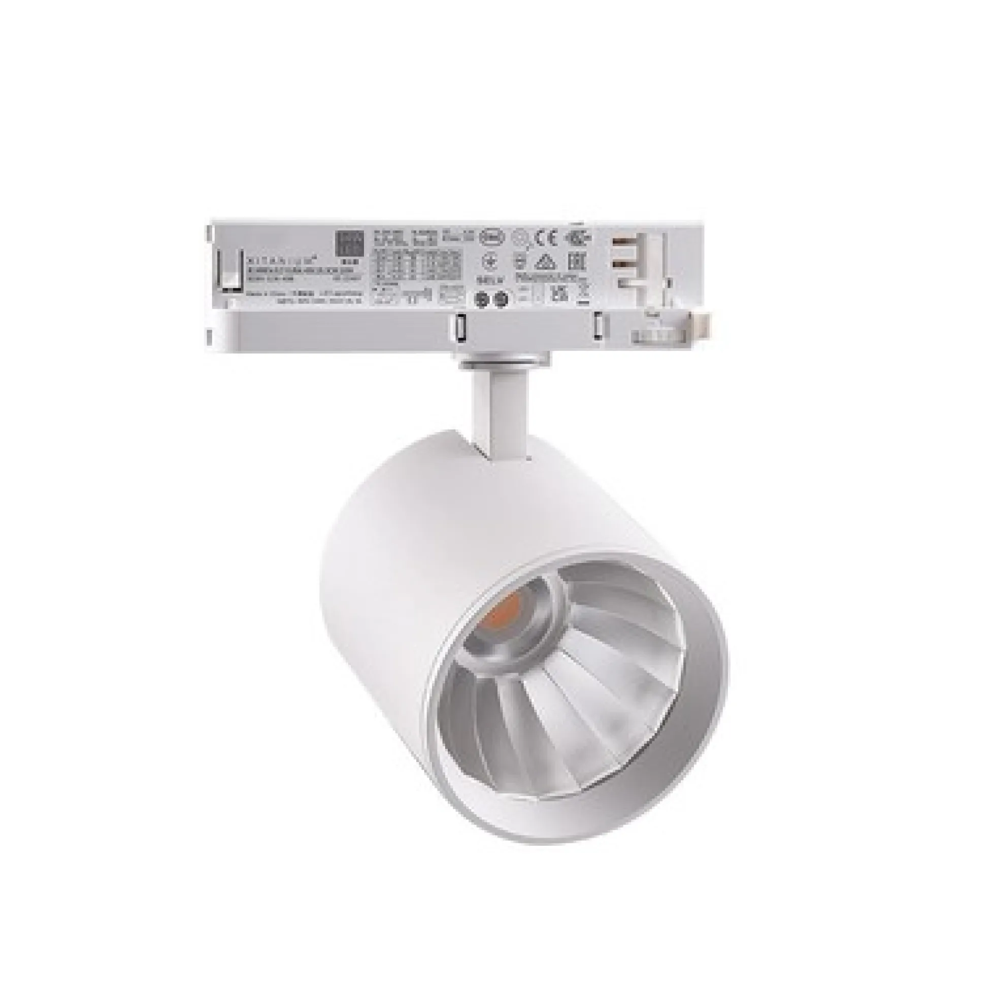 LEDlife 30W hvid skinnespot - 175 lm/W, RA 90, 38 grader, 3-faset - Effektiv og lysstærk skinnespot med høj farvegengivelse