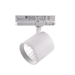 LEDlife 30W hvid skinnespot - 175 lm/W, RA 90, 38 grader, 3-faset - Effektiv og lysstærk skinnespot med høj farvegengivelse