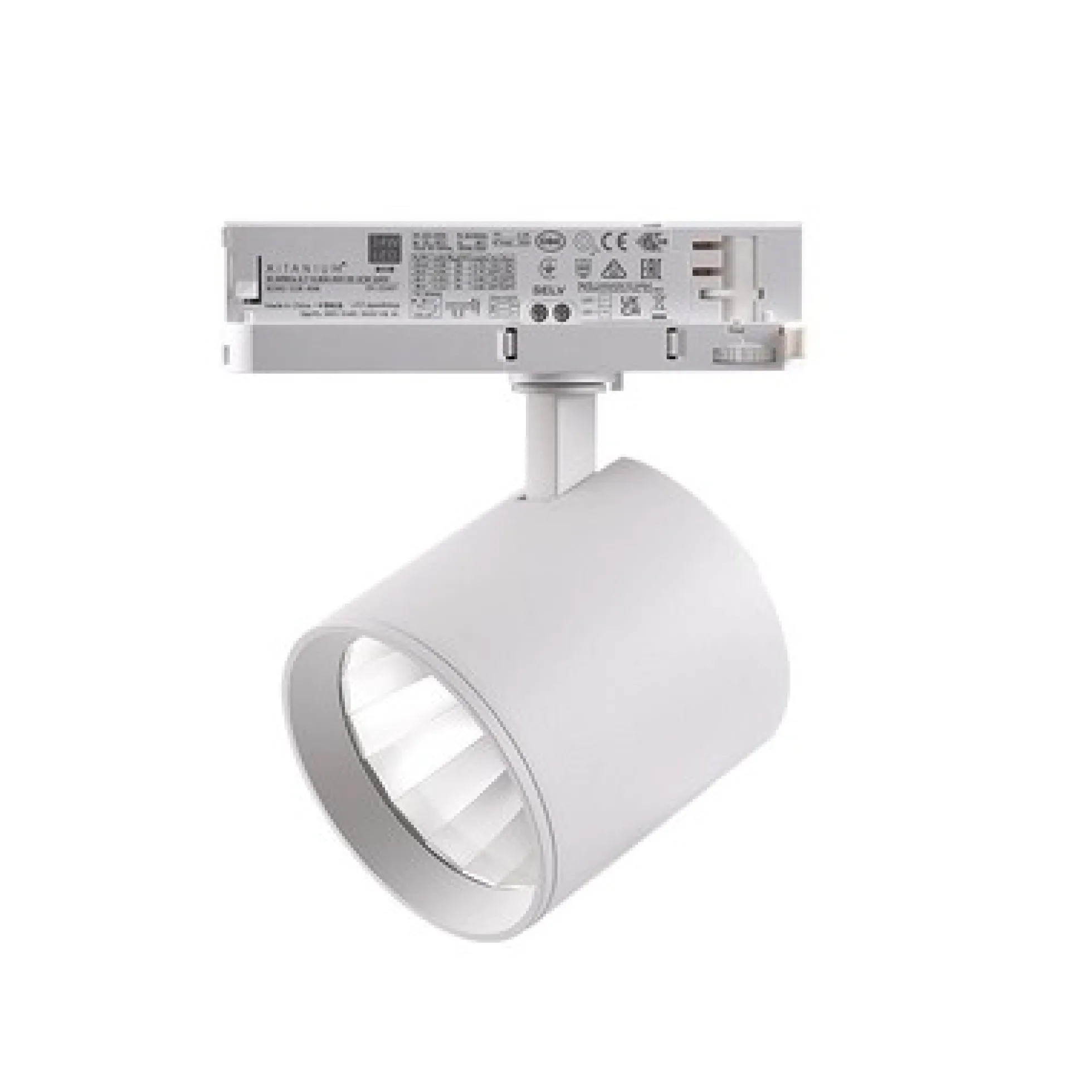 LEDlife 30W hvid skinnespot - 175 lm/W, RA 90, 38 grader, 3-faset - Effektiv og lysstærk skinnespot med høj farvegengivelse