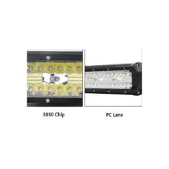 LEDlife 51W LED lysbar, 300 x 60 x 8 mm, 4300 lumen, IP67 vandtæt, 10-30V