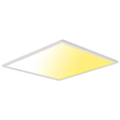 LEDlife 60x60 Zigbee CCT Smart Home LED panel, 36W, CCT, bagbelyst, hvid kant
