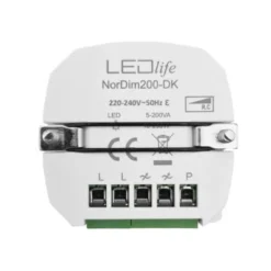 LED lysdæmper til LK FUGA, 200W, 230V, NorDim200-DK, LEDlife