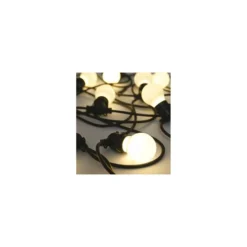 LED lyskæde, 10 pærer, 5 meter, IP44, inkl. lyskilde, 5W, 230V, 300lm