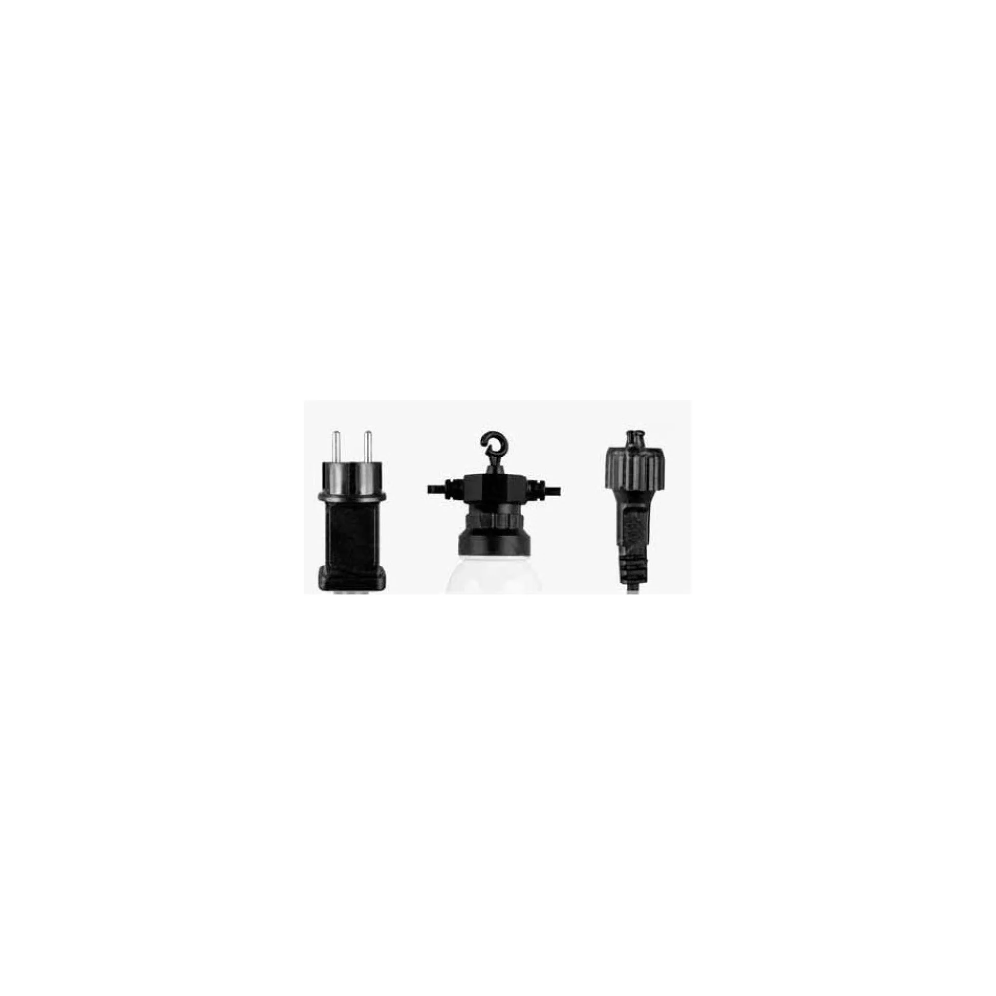 LED lyskæde, 10 pærer, 5 meter, IP44, inkl. lyskilde, 5W, 230V, 300lm