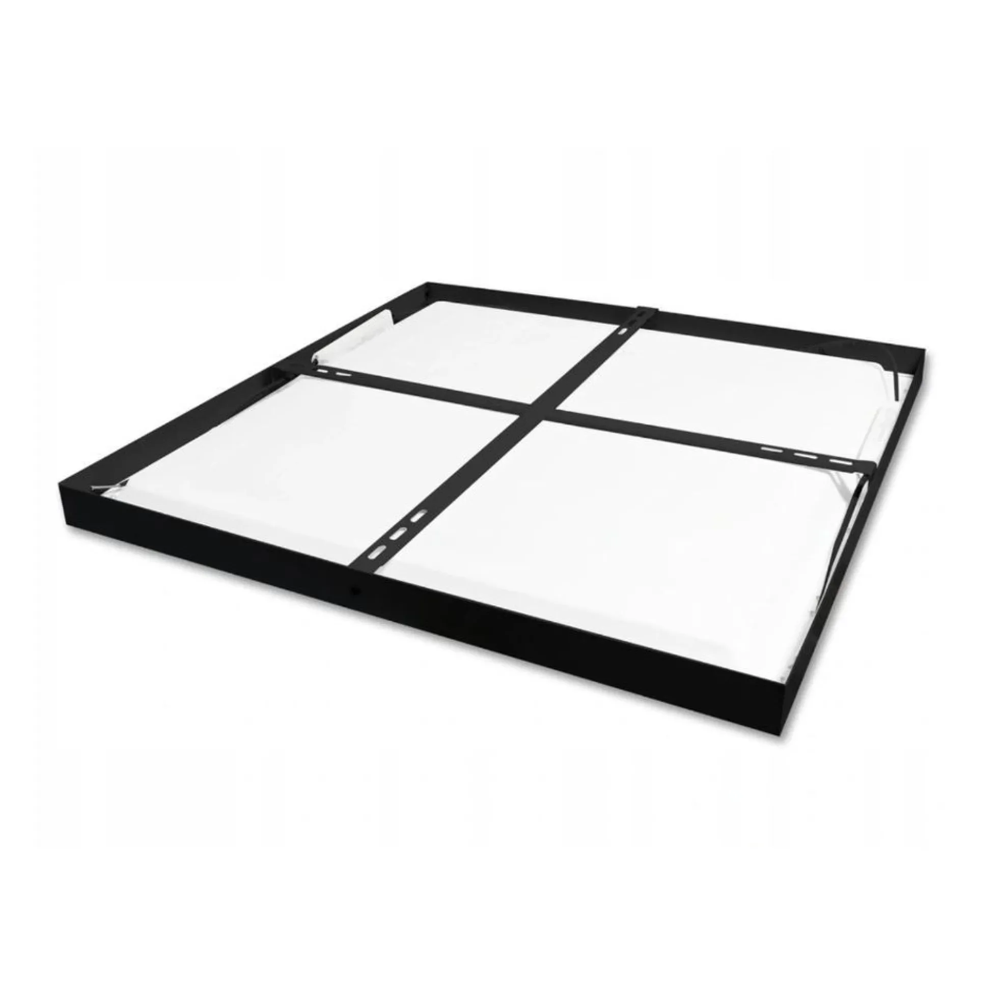 LED panel, 60x60 cm, 60W, 4800 lumen, 4500K neutral hvid, sort ramme, IP20 - Ikke dæmpbar