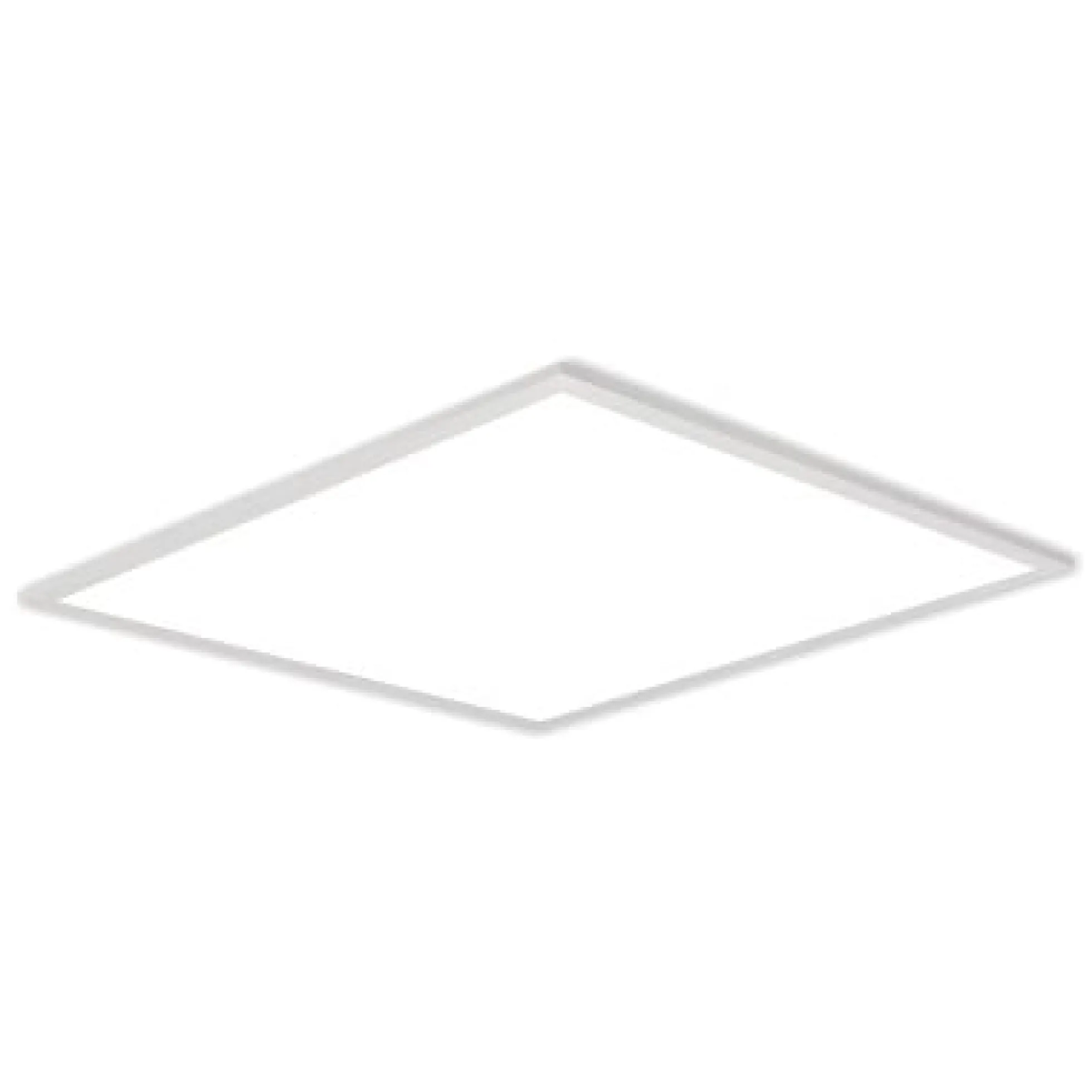 LED panel 60x60, 40W, hvid kant, 115lm/W, bagbelyst, 3000K - LEDlife (restsalg)