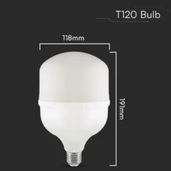 LED pære T120, 40W, E27 fatning, 4320 lumen, 4000K, IP20, F