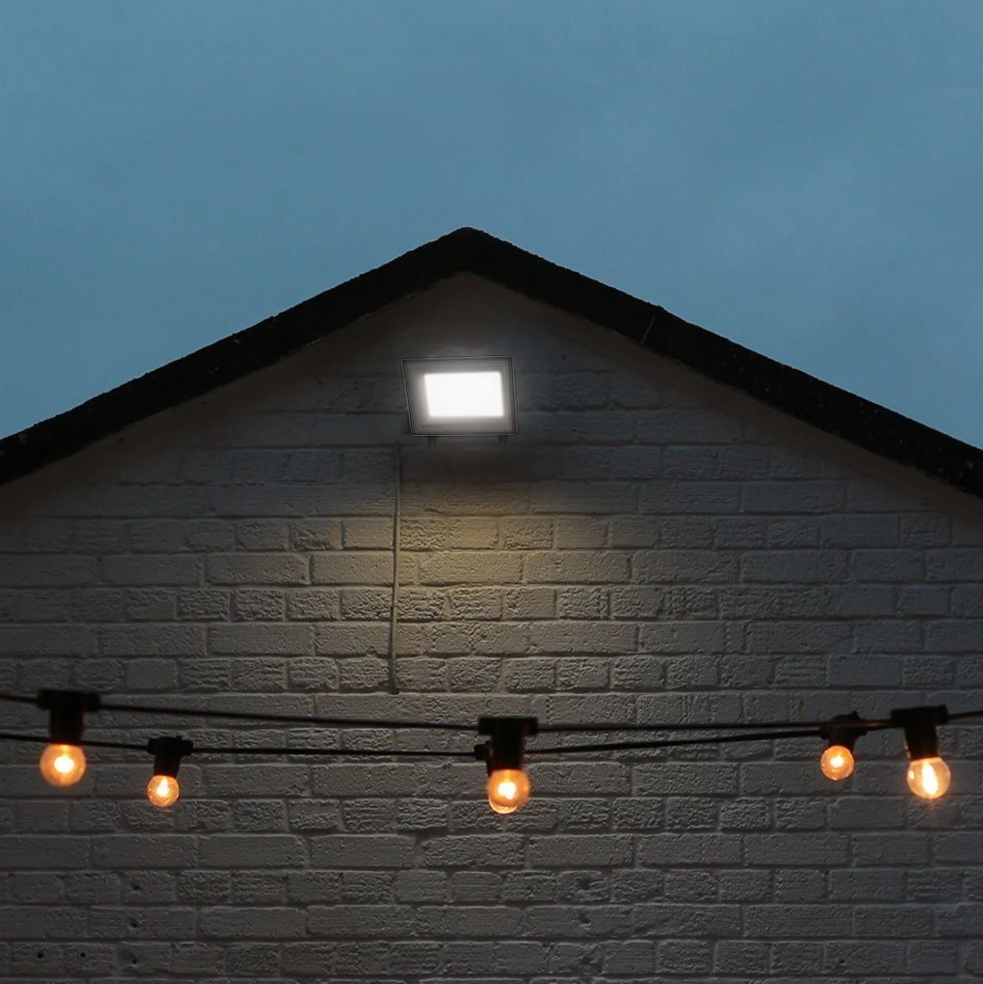 LED projektør, 30W, CCT, 2350 lm, RA80, IP65, 230V, grå - V-Tac