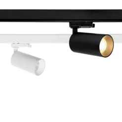 Ledpro Tania Mini skinnespot, 3-faset, Fast LED