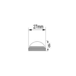 Led skabslys, 12V, 9W, 3000K, med endeprop - LEDlife