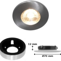 LED-spot Gabriella, Ra93-98, 350mA LED 4W, 295-350 lumen, dæmpbar
