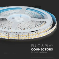 LED strip 10 meter, 18W/m, RA95, 24V DC, IP20, Samsung LED chips, 240 LED/meter - Neutral (restsalg)