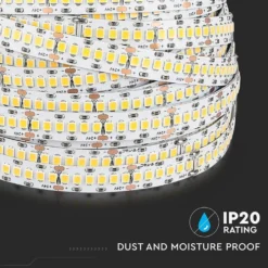 LED strip 10 meter, 18W/m, RA95, 24V DC, IP20, Samsung LED chips, 240 LED/meter - Neutral (restsalg)