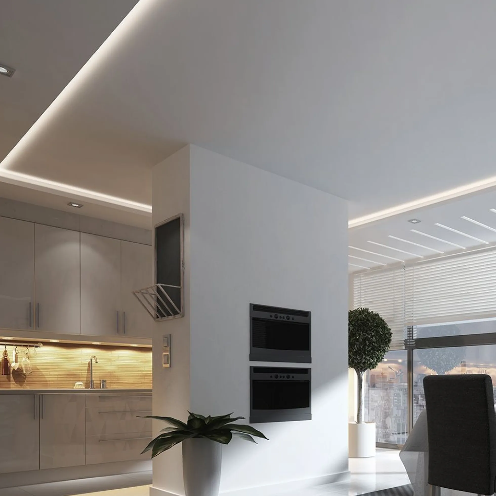 LED strip, 5 meter, 8W/m, 24V DC, IP20, 3mm bred, 120 LED/m, dæmpbar