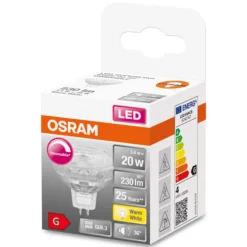 LED 3,4W, 927, 230lm, 36°, MR16 GU5,3, dæmpbar