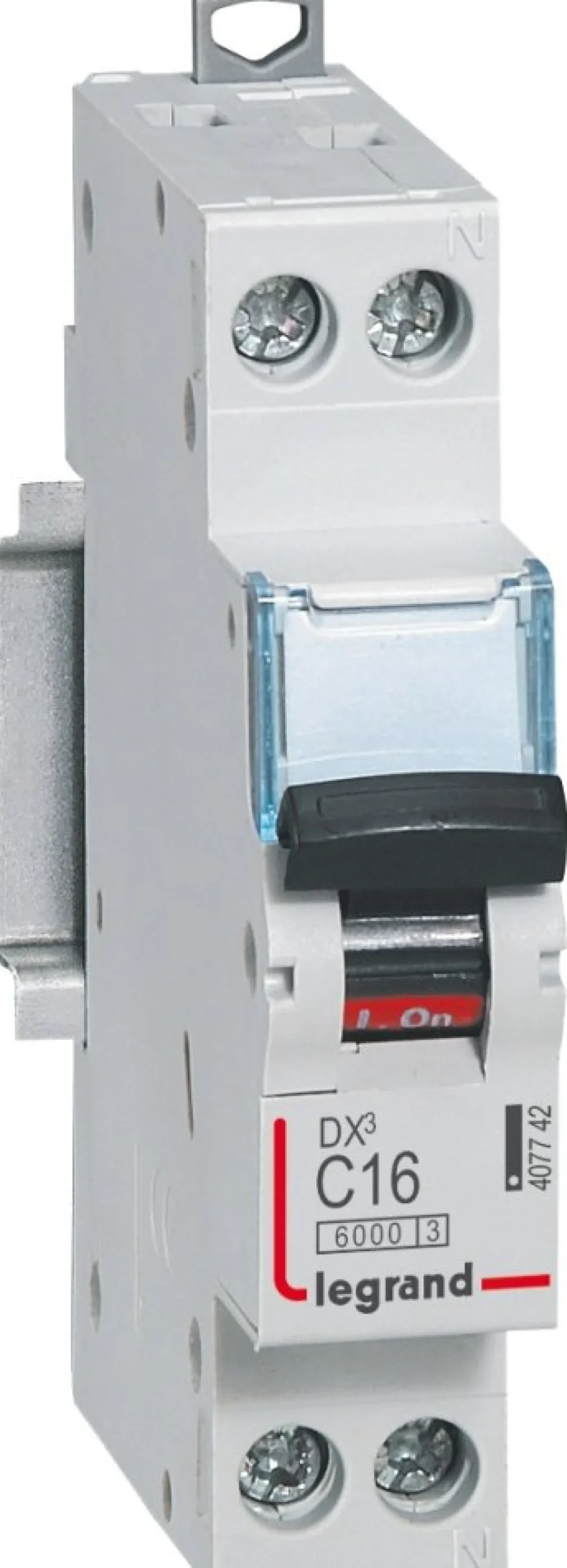 Legrand DX3 – Automatsikring, C 16A, 230/415Vac, 1P, 6kA, 1 modul