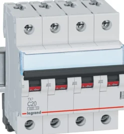 Legrand TX3 – Automatsikring, C 32A, 230/415Vac, 4P, 6kA, 4 modul