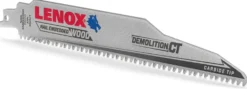 Lenox bajonetsavklinge, HM, til træ/søm og skruer, 225 mm