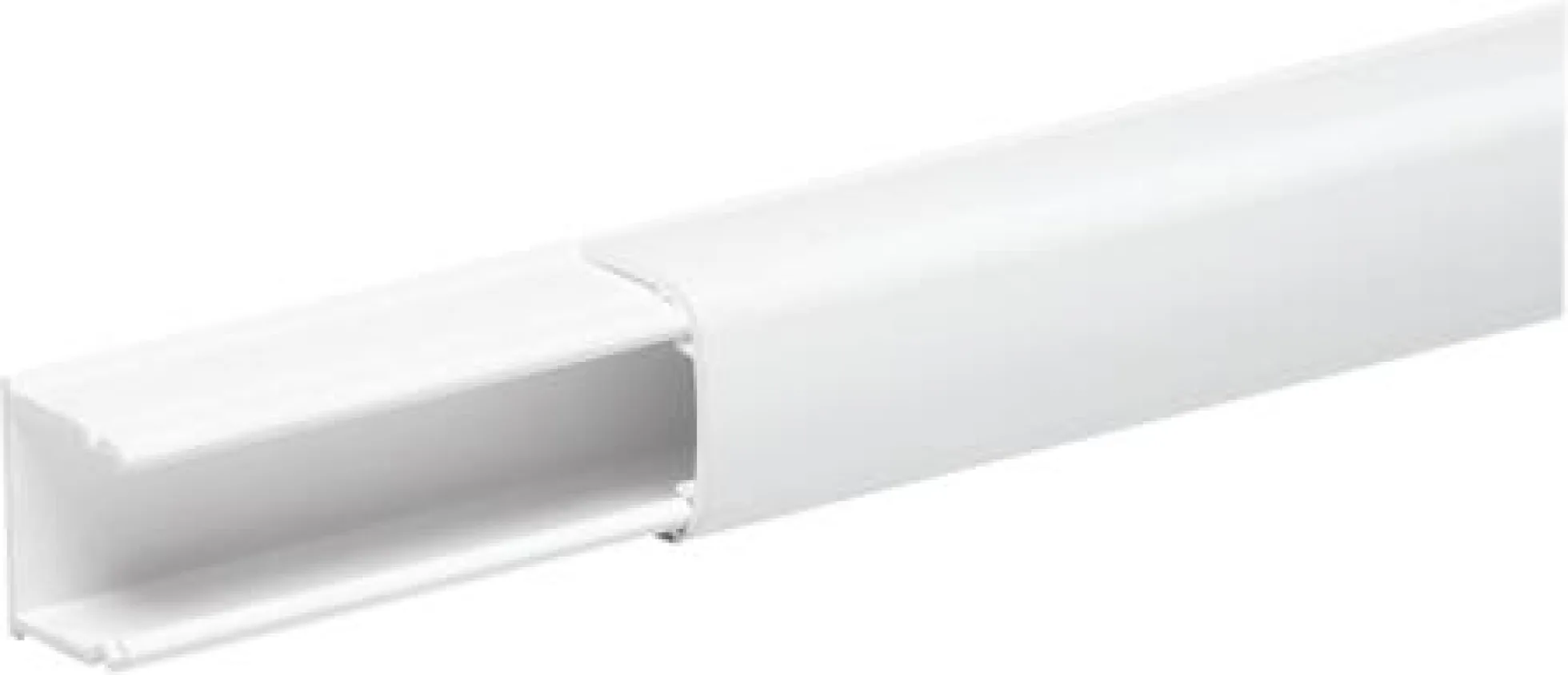 Låg til kanaldåse, 2M, hvid RAL9003/70