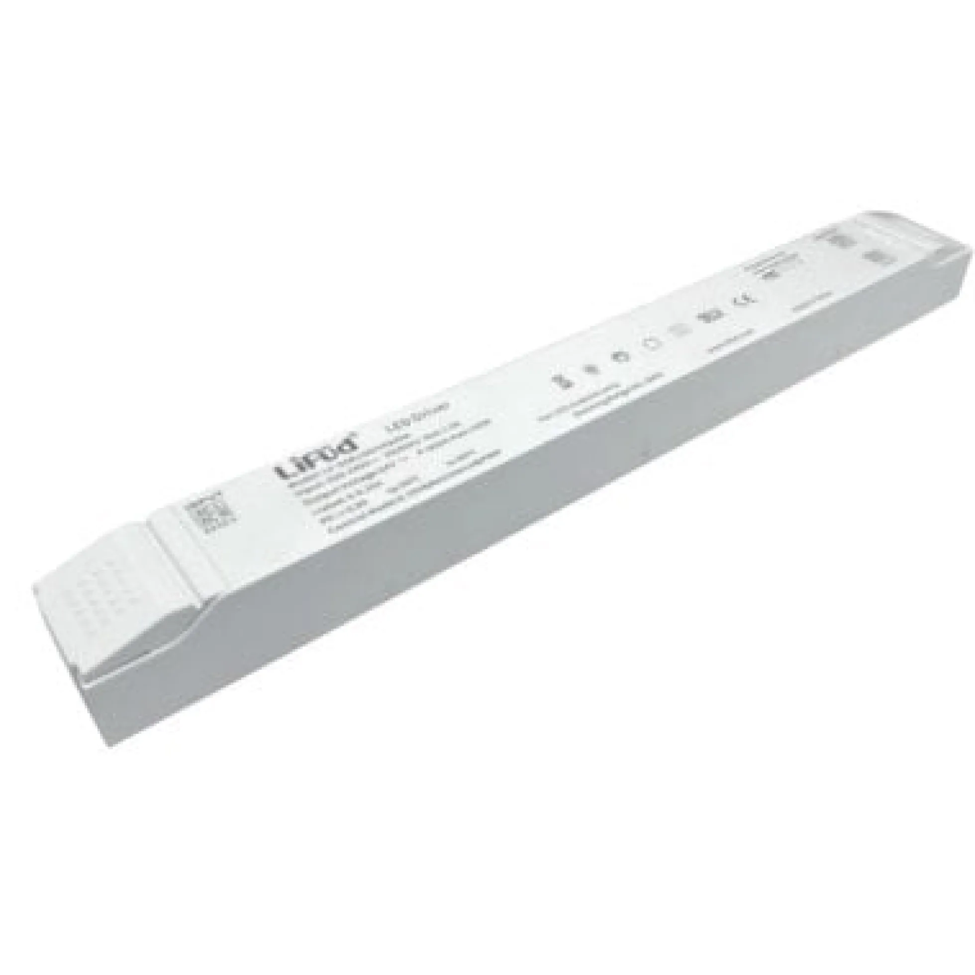 Lifud 75W DALI-dæmpbar strømforsyning, 24V DC, 3.125A, DALI-interface + push dim, flickerfri, IP20