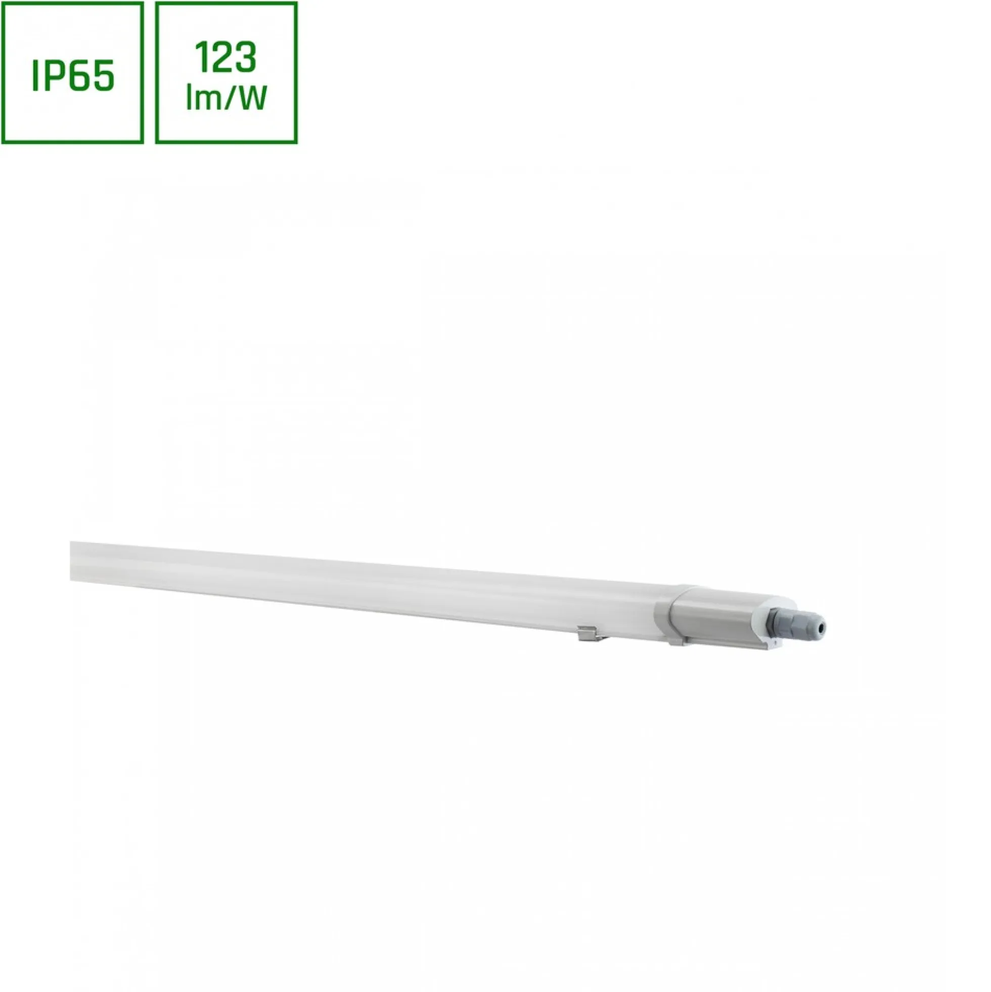 Limea Mini II 36W LED Vandtæt armatur, 1200mm, neutral hvid, IP65, RA80, 230V, 4300lm - hvid