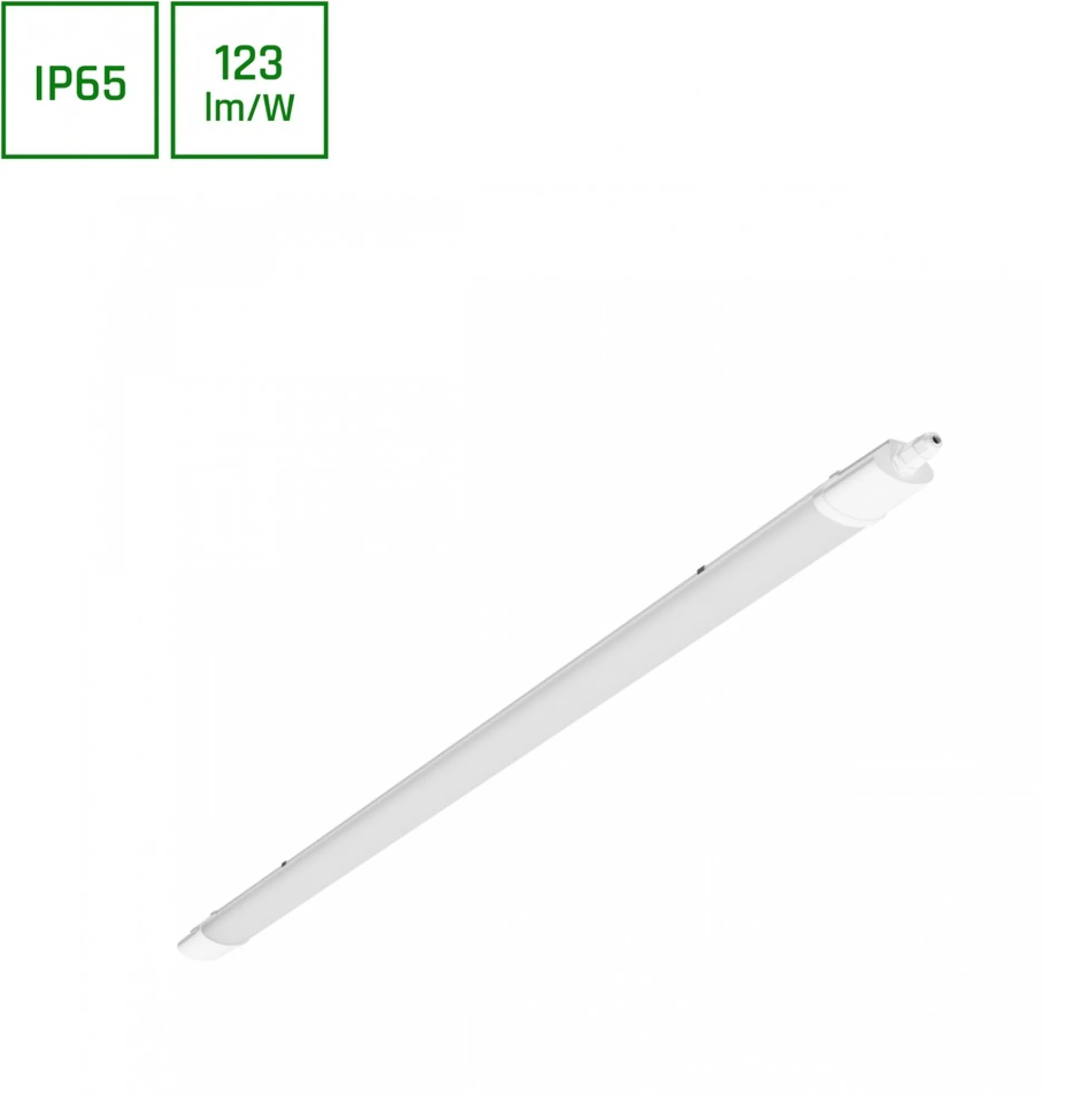 Limea Mini II 36W LED Vandtæt armatur, 1200mm, neutral hvid, IP65, RA80, 230V, 4300lm - hvid