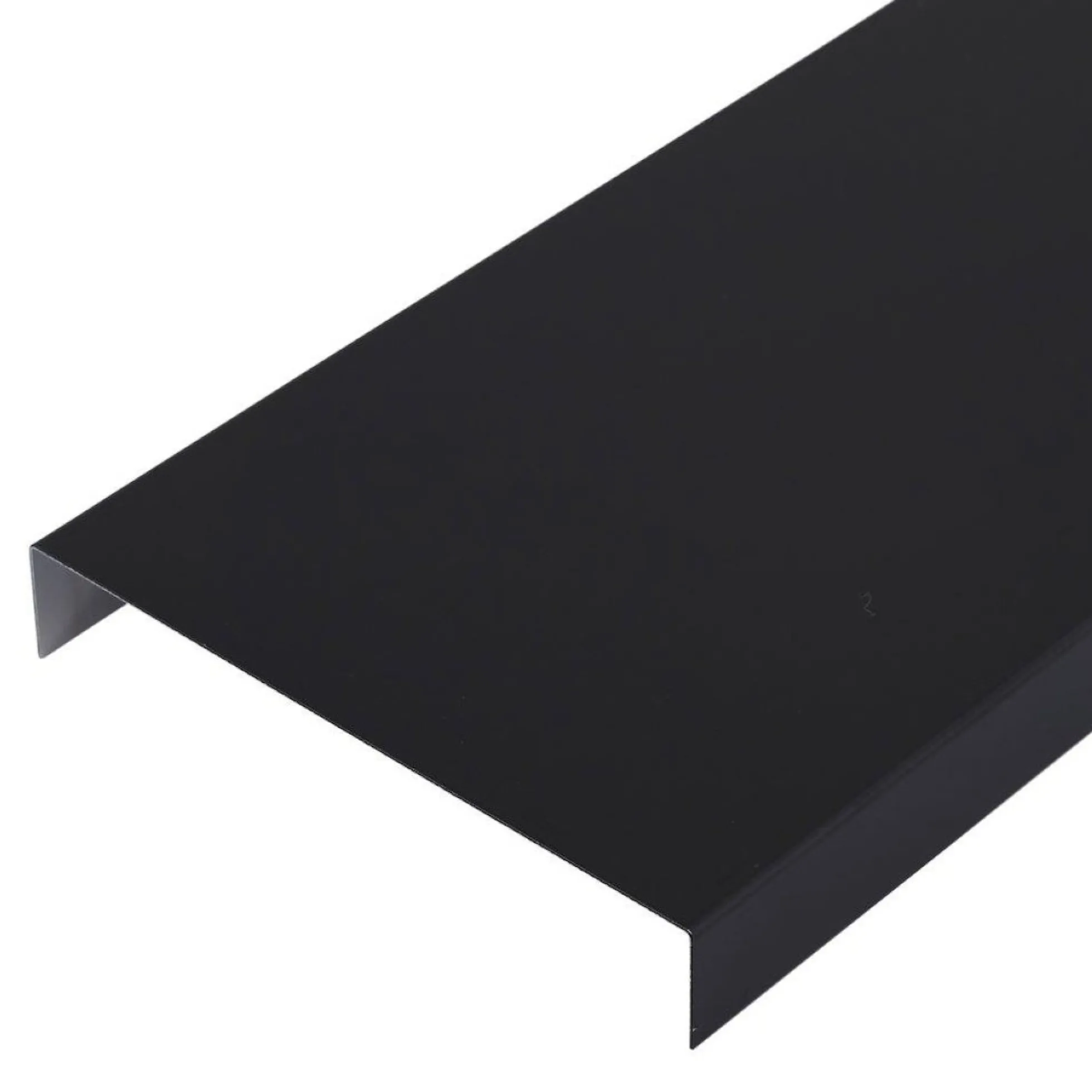 Limtræsprofil, aluminium, sort, 115 mm, 1 meter