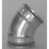 Lindab BFU Bøjning, 315 mm, 45 Grader, Falset